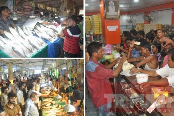 â€˜Pohela Boshakhâ€™, a day for Bengali Foodies : Heavy sales in Agartala markets amid skyrocketing prices  