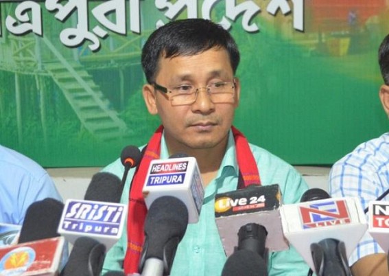 BJP-IPFT relation in ventilation ! MP Rebati announced, ‘BJP to focus on strengthening Party in hills’ BJP-IPFT relation in ventilation ! MP Rebati announced, ‘BJP to focus on strengthening Party in hills’