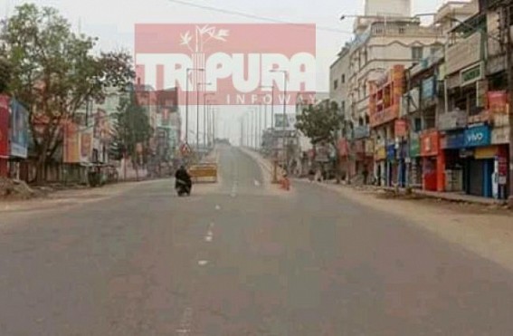 Anti-CAA, Anti-Privatization, Anti-Modi Strike paralyzed normal lives in Tripura, Transport services halted Anti-CAA, Anti-Privatization, Anti-Modi Strike paralyzed normal lives in Tripura, Transport services halted