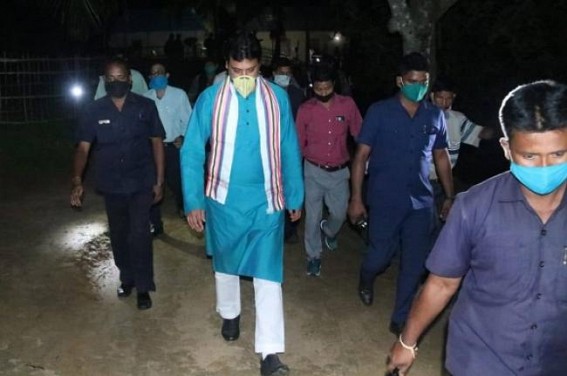 Tripura CM pays visit to rural parts, takes stock of latest COVID19 situation Tripura CM pays visit to rural parts, takes stock of latest COVID19 situation