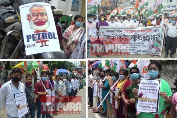 ‘After GST Loot, Modi Govt Looting Country through Fuel ! Per 50 paisa rise in fuel profits Rs. 50,000 crores for Govt of India’ : Congress slammed JUMLA Era ‘After GST Loot, Modi Govt Looting Country through Fuel ! Per 50 paisa rise in fuel profits Rs. 50,000 crores for Govt of India’ : Congress slammed JUMLA Era