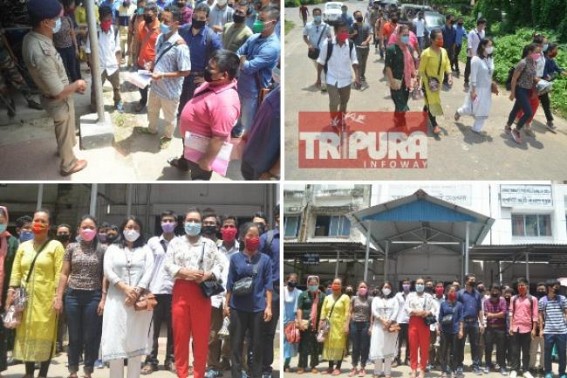 Tripura Govt stopped Scholarship of B.Ed students under ‘Chief Minster’s B Ed Anuprerana Yojana’ : Students studying in other states on the verges of being Dropped-Out, gheraoed Tribal Welfare Director Office Tripura Govt stopped Scholarship of B.Ed students under ‘Chief Minster’s B Ed Anuprerana Yojana’ : Students studying in other states on the verges of being Dropped-Out, gheraoed Tribal Welfare Director Office