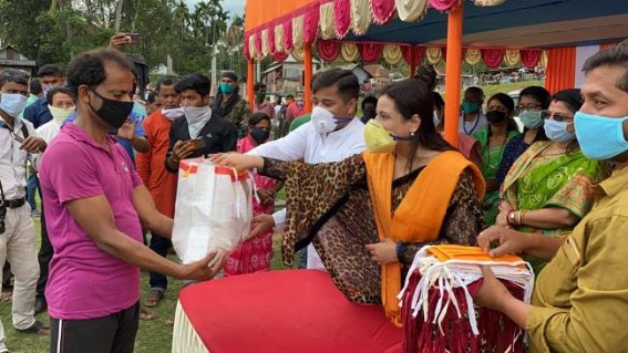 Purvaudaya NGO distributed rations among 1,000 families at Majlishpur