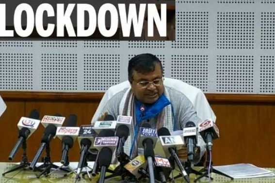 Tripura Lockdown from 27th July (5 AM) to 30th July (5 AM) Tripura Lockdown from 27th July (5 AM) to 30th July (5 AM)
