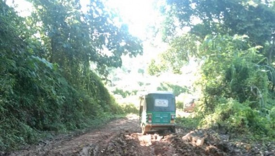 Deteriorating Roadways Conditions across Tripura : Gandachhara-Raisabari Road in Pathetic Shape 