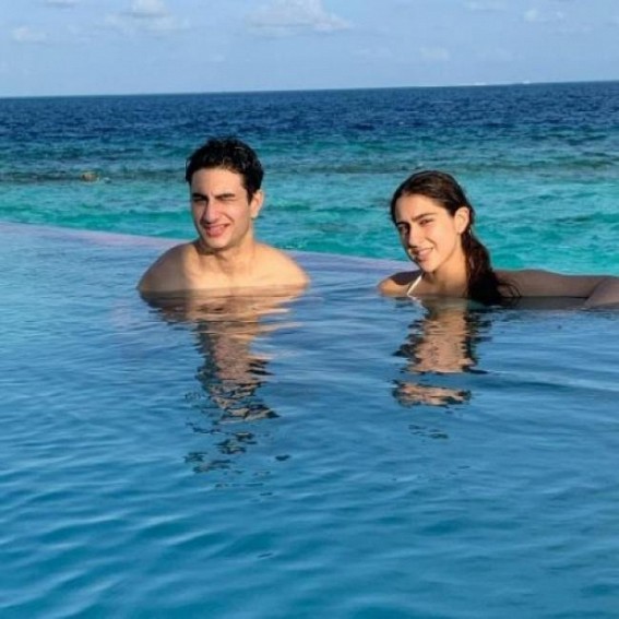 Sara Ali Khan, brother Ibrahim give sibling goals