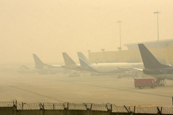 Flights affected due to poor visibility