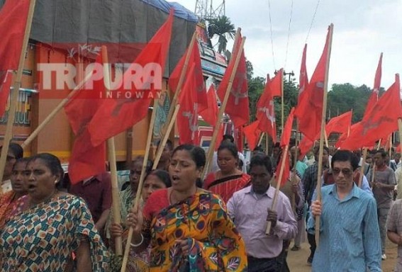 CPI-M’s rallies across Tripura in support of 8th January Strike CPI-M’s rallies across Tripura in support of 8th January Strike