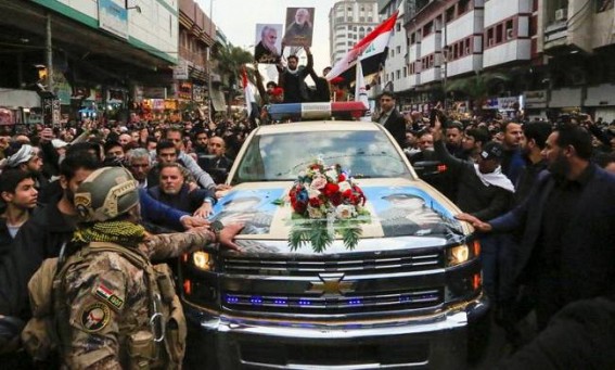 Soleimani's funeral processions take place in Iran Soleimani's funeral processions take place in Iran