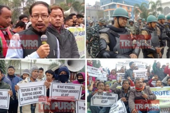 Police turned down CAA Protest rally’s permission in Agartala, Protesters arrested : Joint Movement condemns BJP Govt’s Dictatorship, asks, ‘Have we lost Democracy ?’ Police turned down CAA Protest rally’s permission in Agartala, Protesters arrested : Joint Movement condemns BJP Govt’s Dictatorship, asks, ‘Have we lost Democracy ?’