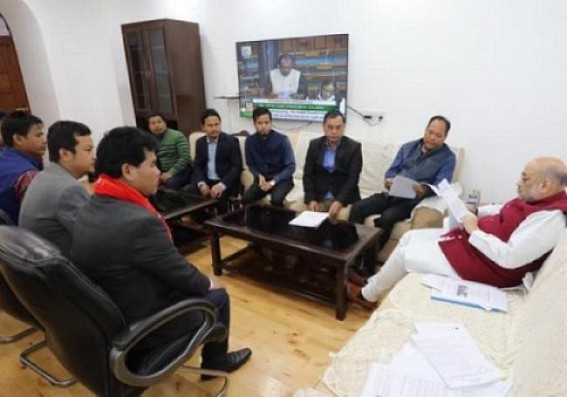 Anti-CAA Leaders Anthony, Jagadish, Upendra fell in BJP’s JUMLA trap, flies to Delhi at Tripura Govt expense to meet Amit Shah Anti-CAA Leaders Anthony, Jagadish, Upendra fell in BJP’s JUMLA trap, flies to Delhi at Tripura Govt expense to meet Amit Shah