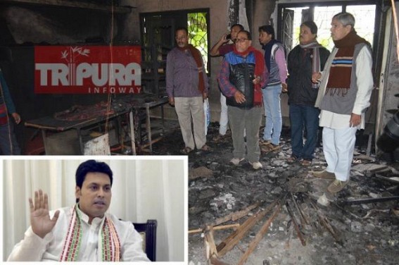 Political violence continues in Tripura: CM remains silent 