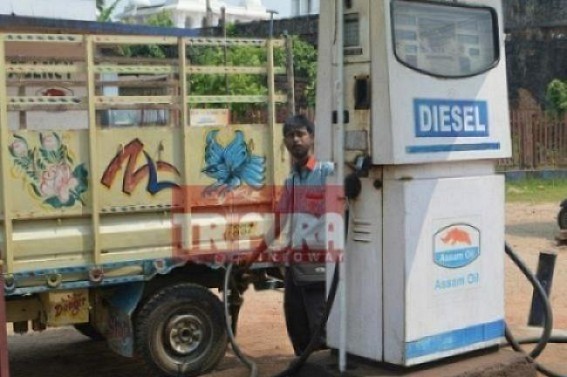 Petrol, Diesel Prices remain Rs. 77, Rs. 71. 29 on Saturday in Agartala Petrol, Diesel Prices remain Rs. 77, Rs. 71. 29 on Saturday in Agartala