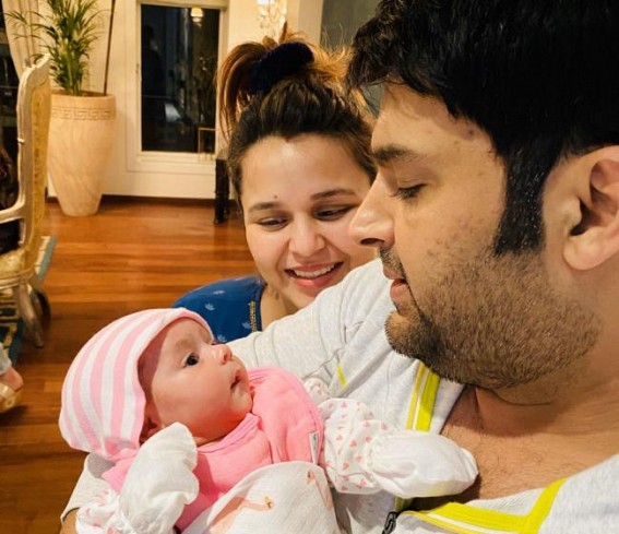 Kapil Sharma's baby girl Anayra makes Twitter debut Kapil Sharma's baby girl Anayra makes Twitter debut