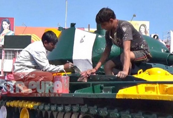 Annual decorations across Agartala city ahead of Republic Day