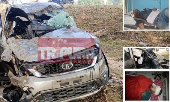 3 persons critically injured in road mishap