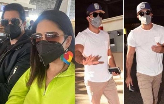 After Sunny Leone, Ranbir Kapoor spotted in mask amid coronavirus scare After Sunny Leone, Ranbir Kapoor spotted in mask amid coronavirus scare