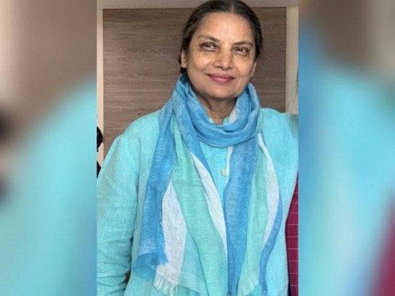 Shabana Azmi is back home from hospital Shabana Azmi is back home from hospital