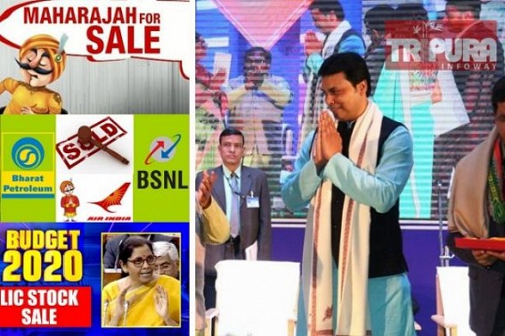 ‘Now chappal wearing people are traveling through Airways due Modi Govt’s economic Revolution’, claims Tripura CM amid national properties on Sale ‘Now chappal wearing people are traveling through Airways due Modi Govt’s economic Revolution’, claims Tripura CM amid national properties on Sale
