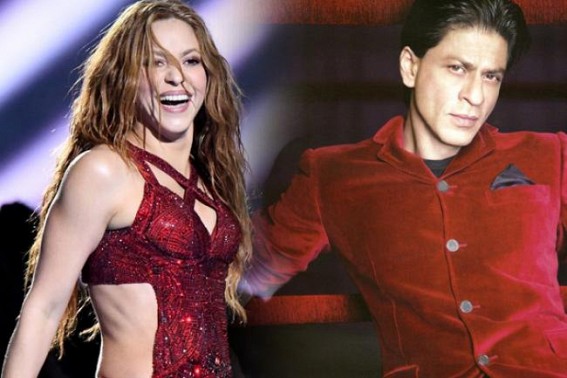 SRK goes gaga over Shakira, his 'all time favourite' SRK goes gaga over Shakira, his 'all time favourite'