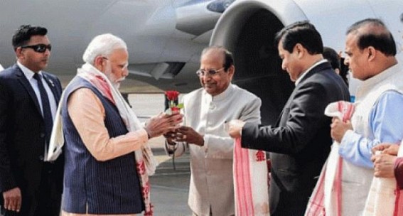 Modi in Kokrajhar attends Bodo-accord celebrations Modi in Kokrajhar attends Bodo-accord celebrations