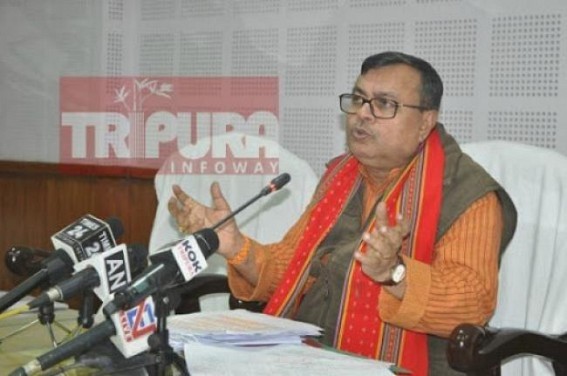 Tripura Minister Ratanlal Nath pretending as ‘genius’ Tripura Minister Ratanlal Nath pretending as ‘genius’