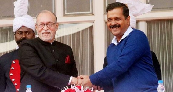 Kejriwal meets Delhi L-G Anil Baijal