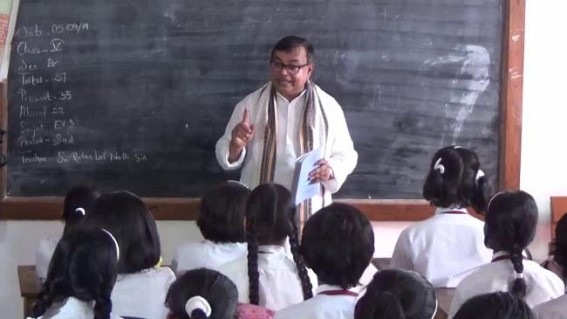Tripura's infrastructure, speed in Minus (-) Row under BJP Govt : 961 schools on verge of shutdown due to BJP Govt’s anti-Education decision : Ratanlal’s Tall claims continue in damage repair Tripura's infrastructure, speed in Minus (-) Row under BJP Govt : 961 schools on verge of shutdown due to BJP Govt’s anti-Education decision : Ratanlal’s Tall claims continue in damage repair