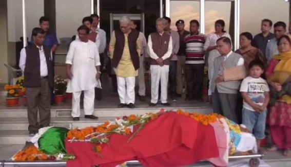 Deputy CM, Ministers, MLAs condoled demise of veteran CPI-M leader Bajuban Reang