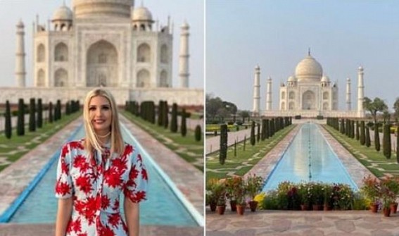 Ivanka puts Insta on fire with 'awe inspiring' Taj Mahal pics Ivanka puts Insta on fire with 'awe inspiring' Taj Mahal pics