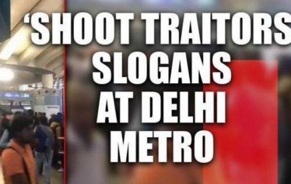 6 detained for shouting 'shoot the traitors' in Delhi Metro 6 detained for shouting 'shoot the traitors' in Delhi Metro