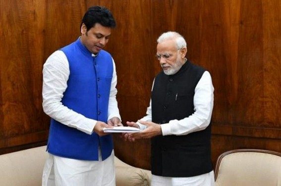 In last 24 months, Tripura CM visited Delhi 13 times In last 24 months, Tripura CM visited Delhi 13 times