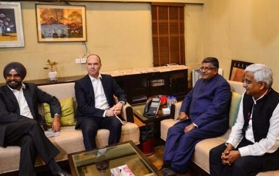 Vodafone CEO Reed meets Sitharaman, Prasad over VIL's state Vodafone CEO Reed meets Sitharaman, Prasad over VIL's state