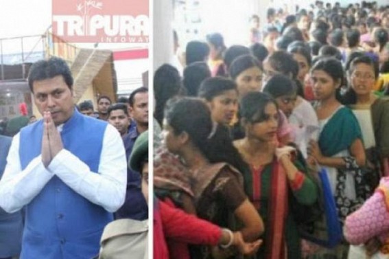 BJP's Vision Document’s Fake Promise of 50,000 Govt Jobs in 1-Year to affect BJP's vote banks in upcoming elections highest BJP's Vision Document’s Fake Promise of 50,000 Govt Jobs in 1-Year to affect BJP's vote banks in upcoming elections highest
