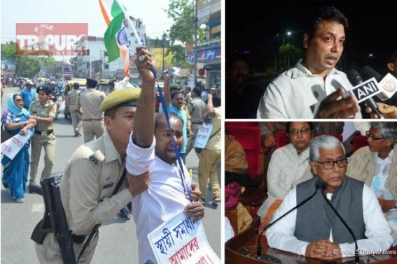 Biplab Deb announced to send 10323 teachers in jail for gathering : On Contrary previous CM Manik Sarkar never used â€˜Jailâ€™ threat for a single citizen : From Madhav Bari police firing to 10323, BJP Govt remained most Dictator against protesters 