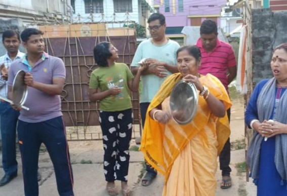 BJP leaders’ political gimmick with Corona-Virus in Tripura BJP leaders’ political gimmick with Corona-Virus in Tripura