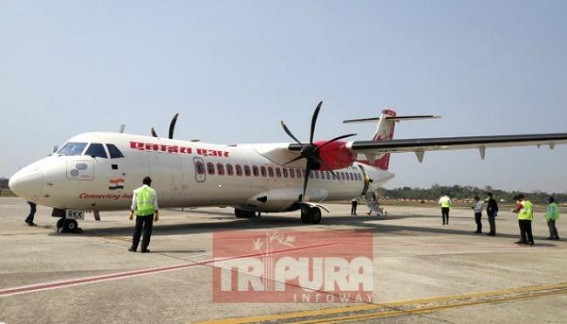 Air India Cargo flight landed with Essential Commodities in Tripura from Kolkata