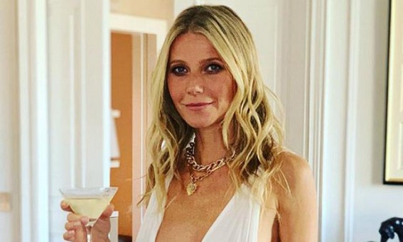 Gwyneth Paltrow gets 'moral support' from kids while working from home
