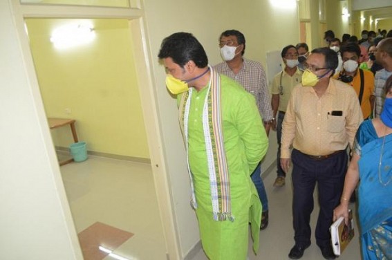 Tripura CM reviews latest COVID19 situation, talks to COVID  patient over telephone 