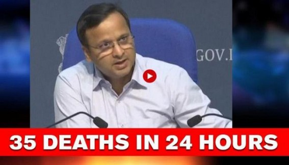 '796 new cases, 35 deaths in last 24 hours in India' : Health Ministry '796 new cases, 35 deaths in last 24 hours in India' : Health Ministry