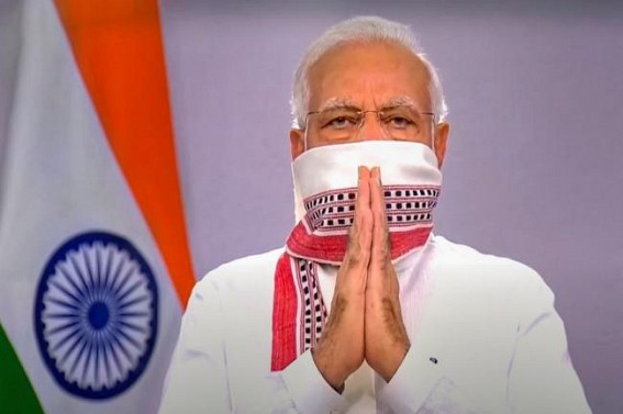 Post lockdown2.0 speech, PM changes FB, Twitter DPs Post lockdown2.0 speech, PM changes FB, Twitter DPs