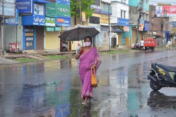 Monsoon onset in Northeast India, showers in Agartala