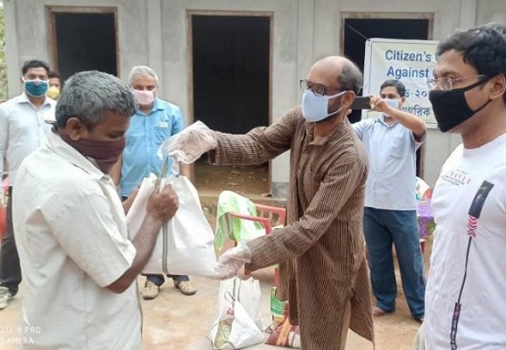 Citizenâ€™s Collective against COVID19 held relief distribution programme at Belabar