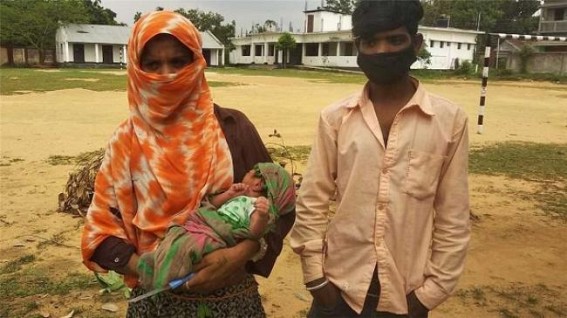 Rajasthan couple stranded in Tripura names newborn Lockdown, gets national media highlights