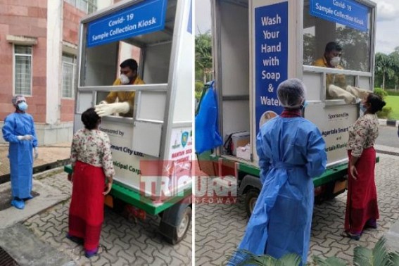â€˜Mobile COVID Sample Collectionâ€™ KIOSKs launched, designed by AMC, funded by â€˜Smart Cityâ€™ Project
