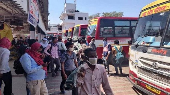 No inter or intra district buses in 'orange zones': MHA No inter or intra district buses in 'orange zones': MHA