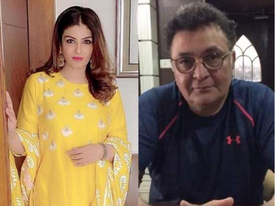Raveena shares video of Rishi Kapoor wishing her dad on his b'day Raveena shares video of Rishi Kapoor wishing her dad on his b'day