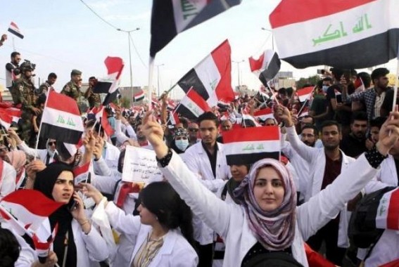 Protests resume in Iraq despite formation of new govt Protests resume in Iraq despite formation of new govt