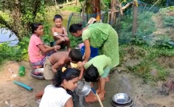 Water Crisis in rural, ADC areas in Tripura 