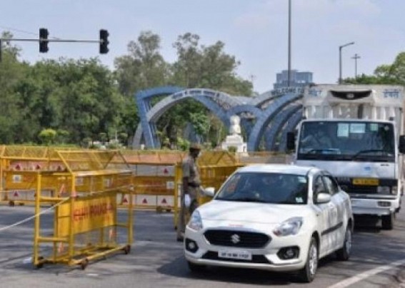 Surge in traffic on Delhi borders as curbs ease